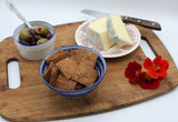 Enjoy our rosemary crackers with cheese and other treats!